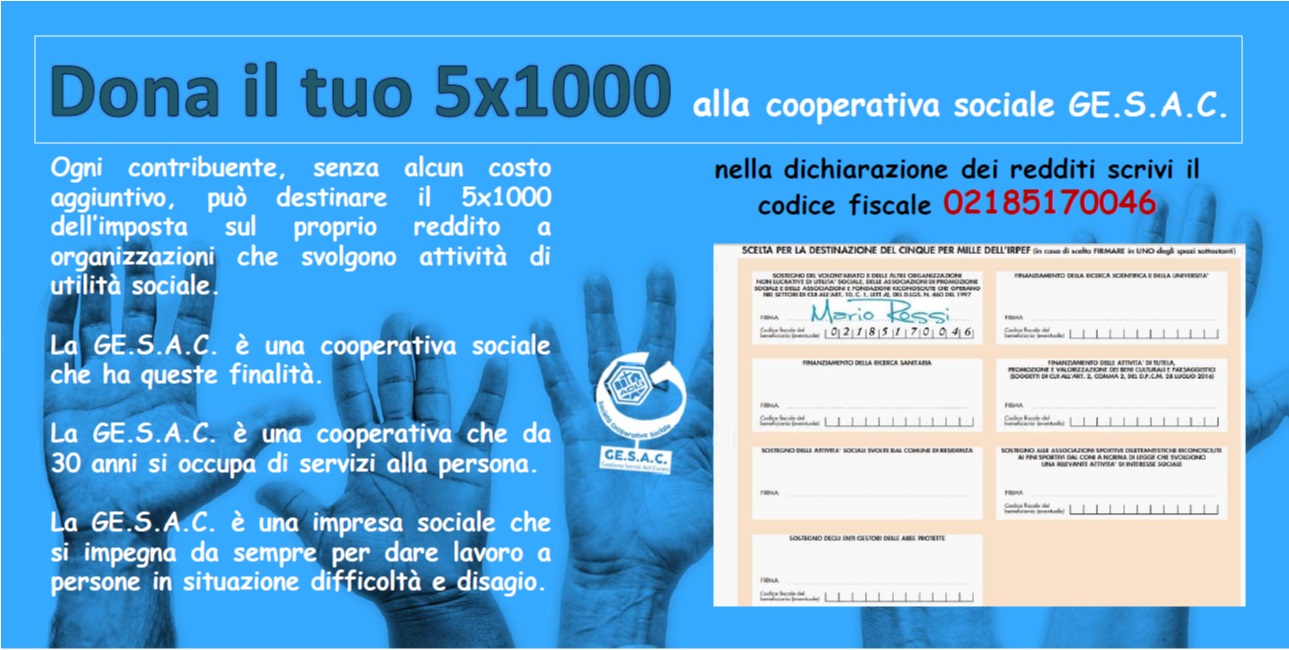 5x1000 alla Gesac Cuneo